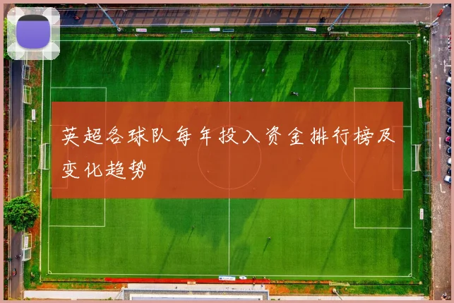 英超各球队每年投入资金排行榜及变化趋势